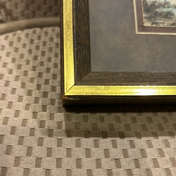 Original Miniature Watercolor On Paper By W. Girard Tobey Artist Signed - Picture 7 of 8